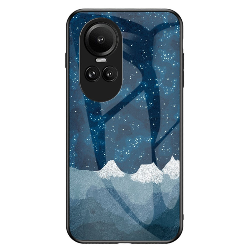 Capa de vidro temperado Starry Sky para Oppo Reno 10 / 10 Pro