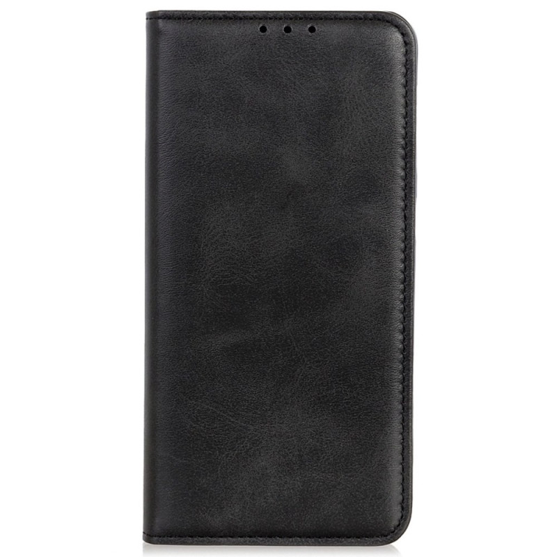 Capa Flip Cover Poco F6 Efeito Couro