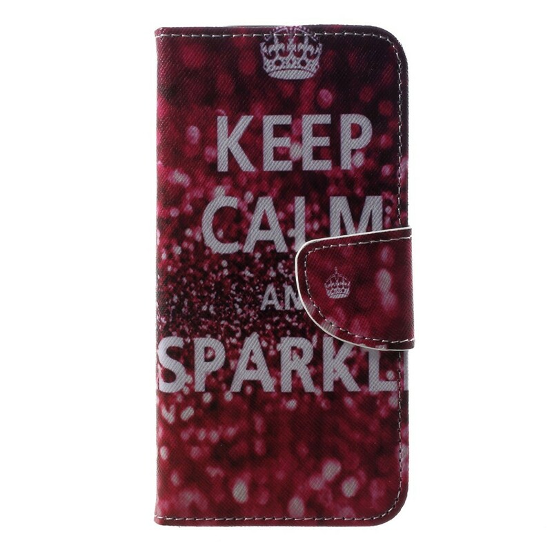 Capa Samsung Galaxy A6 Keep Calm and Sparkle