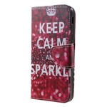 Capa Samsung Galaxy A6 Keep Calm and Sparkle