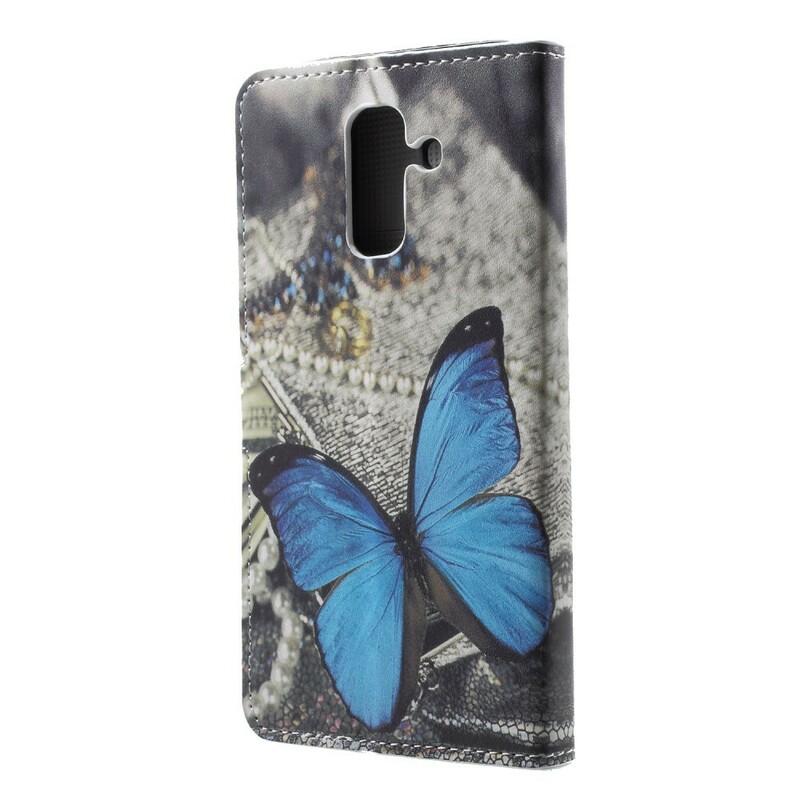 Samsung Galaxy A6 Capa Azul Butterfly