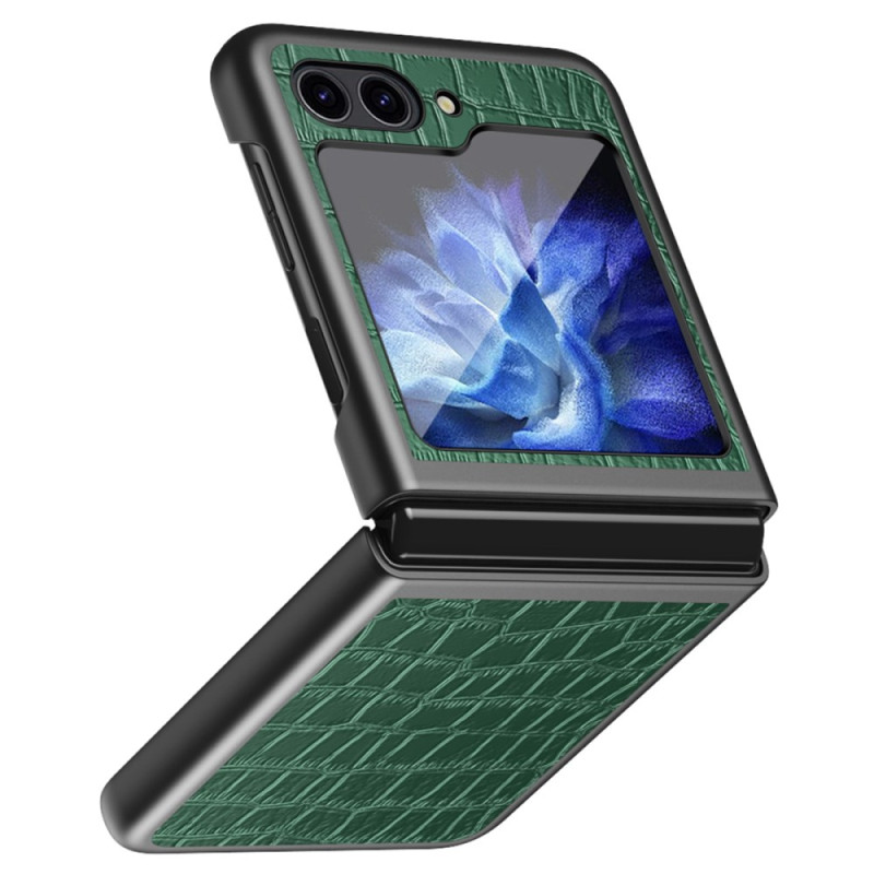Capa Samsung Galaxy Z Flip 7 FE / Z Flip 6 Textura de crocodilo