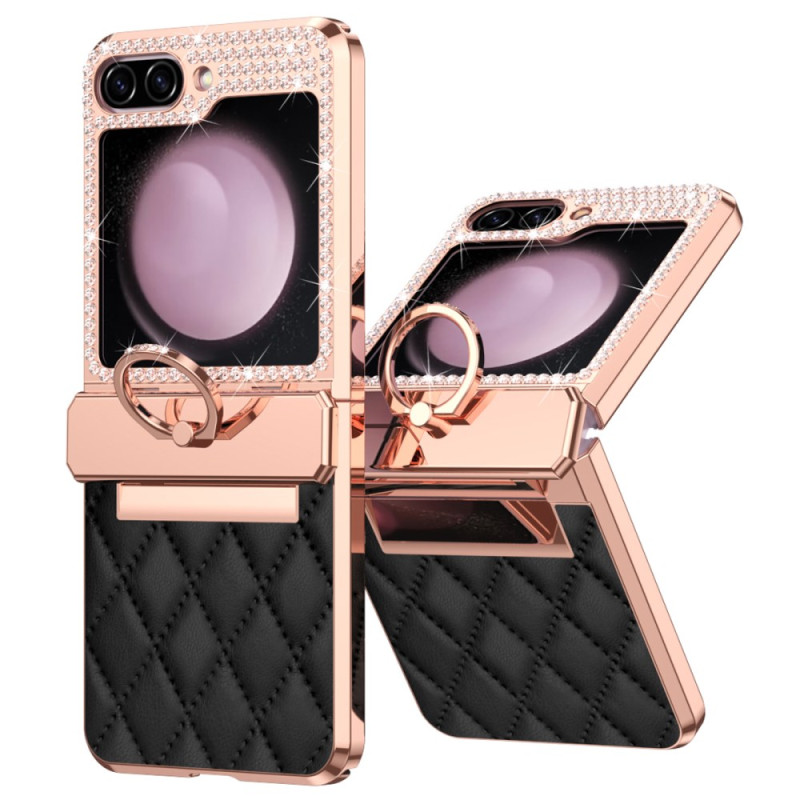 Samsung Galaxy Z Flip 6 Shell Decoração Rhinestone