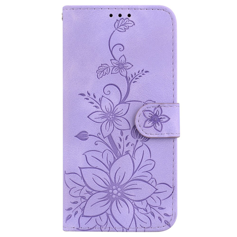 Capa com cordão floral para Sony Xperia 10 VI