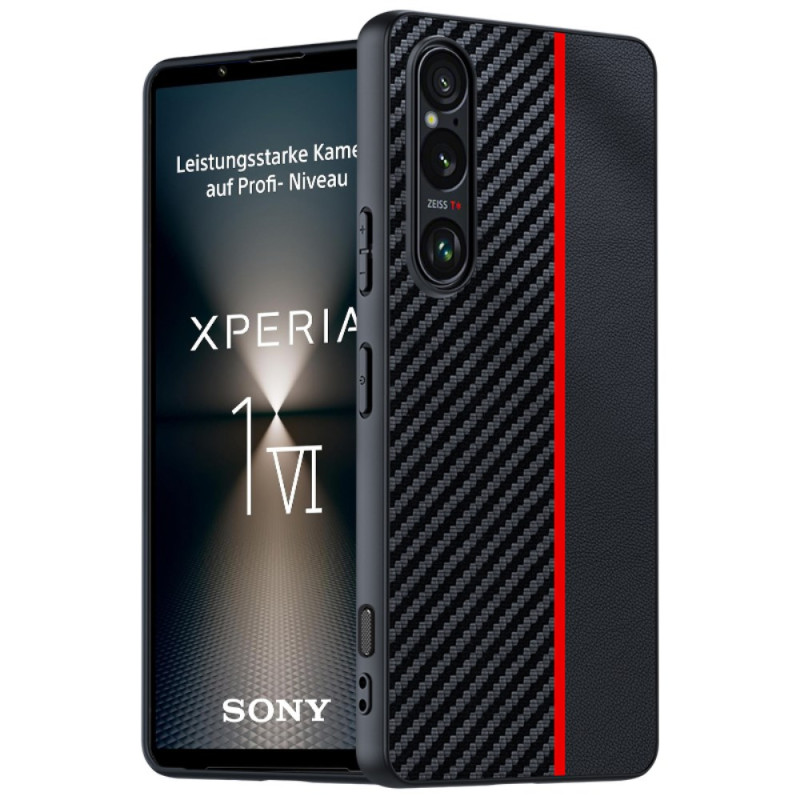 Capa de fibra de carbono estilo Sony Xperia 1 VI