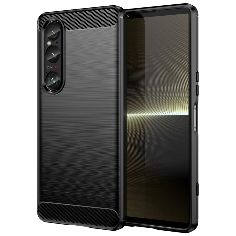 Capa de fibra de carbono escovada para Sony Xperia 1 VI