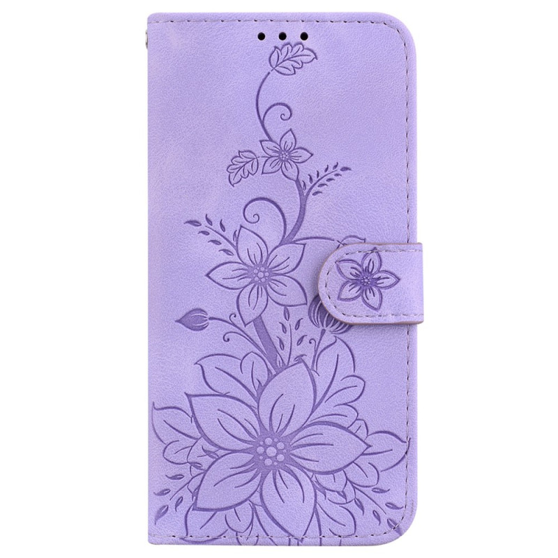 Capa com fita floral para Sony Xperia 1 VI