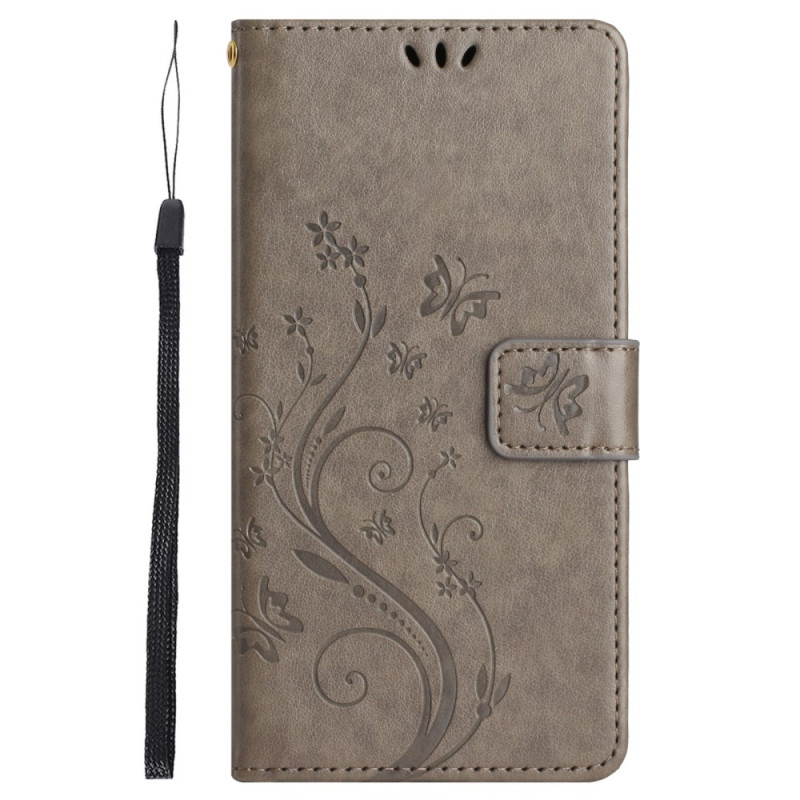 Capa com fita para flores e borboletas para Sony Xperia 1 VI