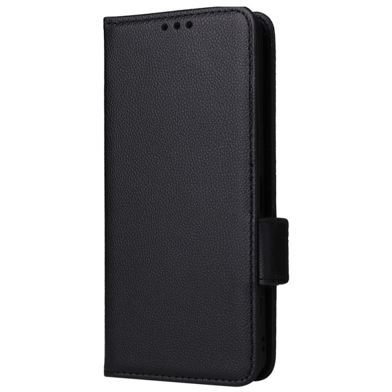 Capa para Sony Xperia 1 VI em pele sintética com fita Litchi