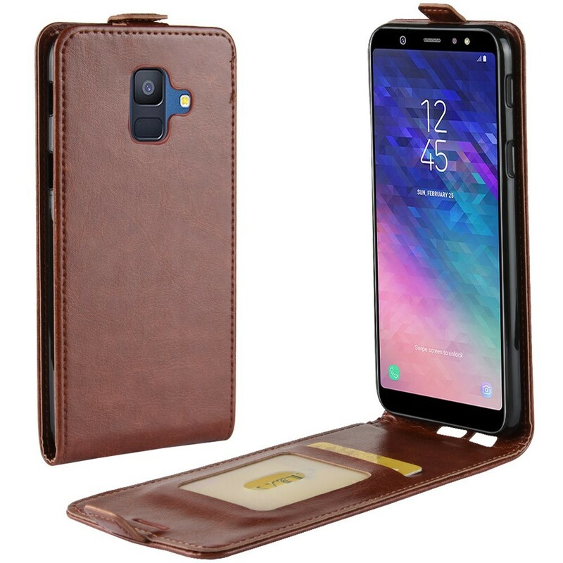 Capa de Efeito Couro Dobrável Samsung Galaxy A6