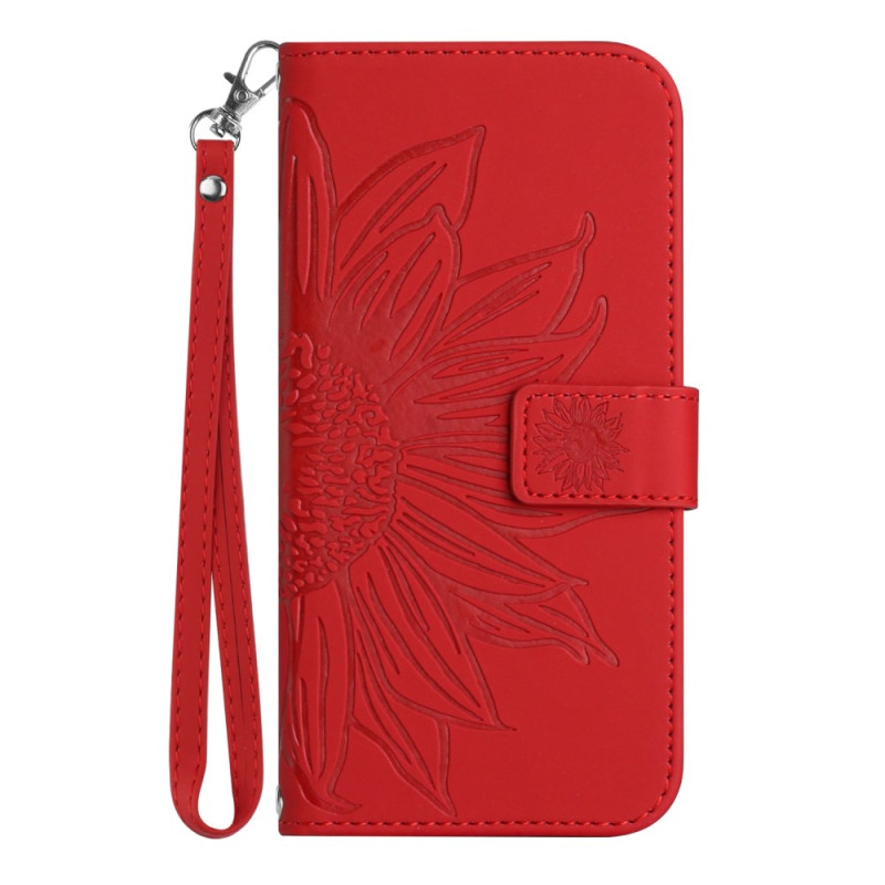 Capa
 para cordão com impressão de girassol para o Honor 200