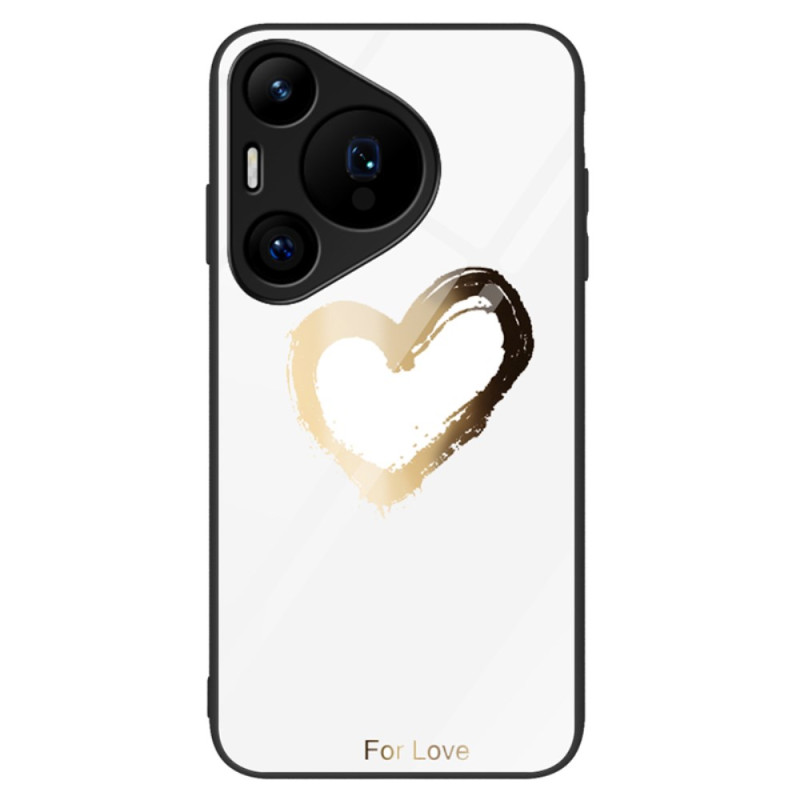 Capa Huawei Pura 70 Pro Gold Heart