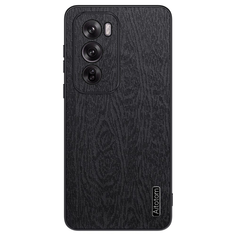 Capa com efeito madeira Oppo Reno 12 Pro 5G