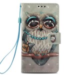 Capa Samsung Galaxy A6 Miss Owl 3D