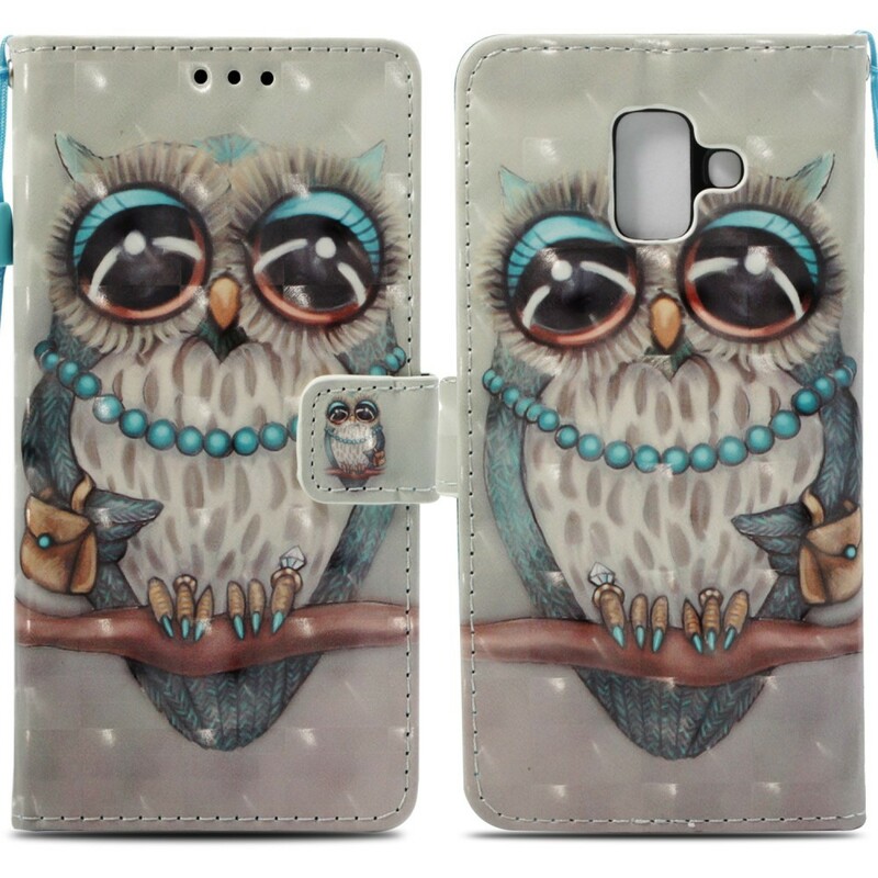 Capa Samsung Galaxy A6 Miss Owl 3D