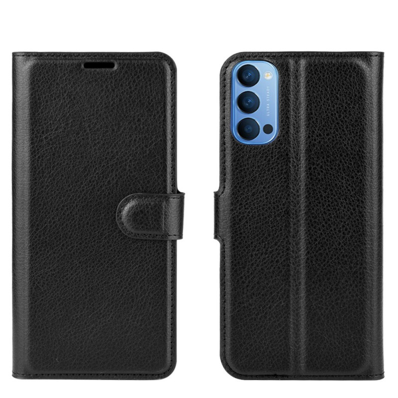 Oppo Reno 4 Faux Leather Case Litchi