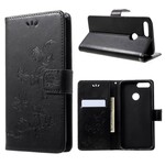Honor 9 Lite Butterflies And Flowers Strap Case Honor 9 Lite Butterflies And Flowers Strap Case