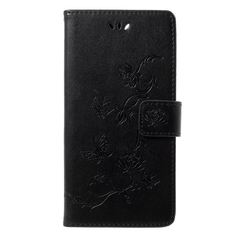 Honor 9 Lite Butterflies And Flowers Strap Case Honor 9 Lite Butterflies And Flowers Strap Case