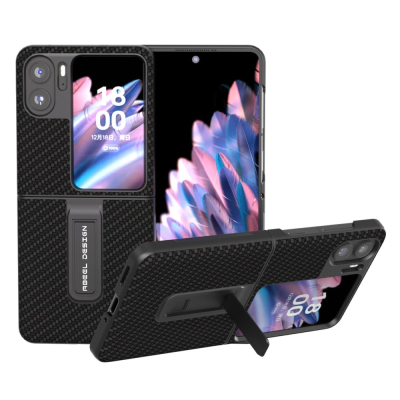 Oppo Find N2 Flip Capa de fibra de carbono ABEEL