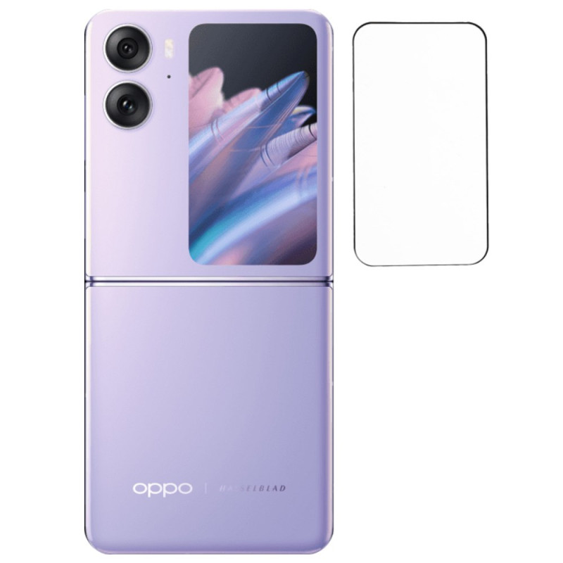 Proteção integral de vidro temperado para o ecrã traseiro flip do Oppo Find N2