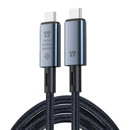 Cabo USB4.0 Tipo C para...