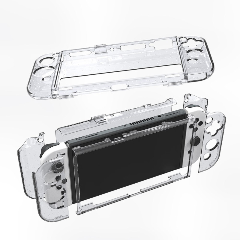 Capa OLED Transparente para Nintendo Switch com Brilho