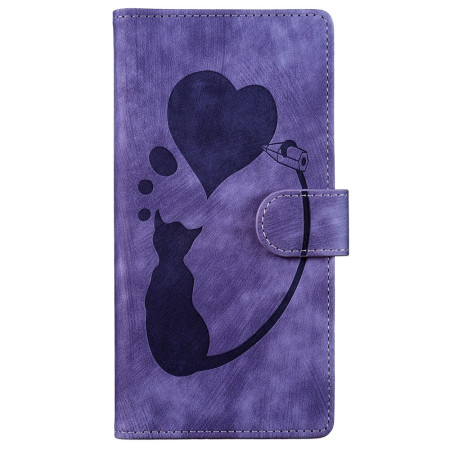 Capa com impressão de gato...