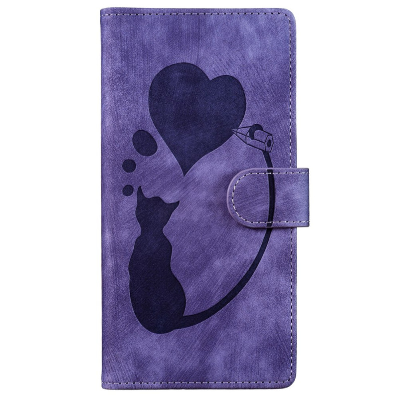 Capa com impressão de gato Xiaomi Redmi 13C 4G/5G/Poco C65