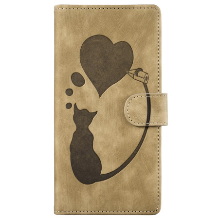 Capa com impressão de gato...