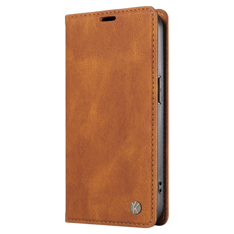 Capa flip Poco F6 Pro Style Suede YIKATU