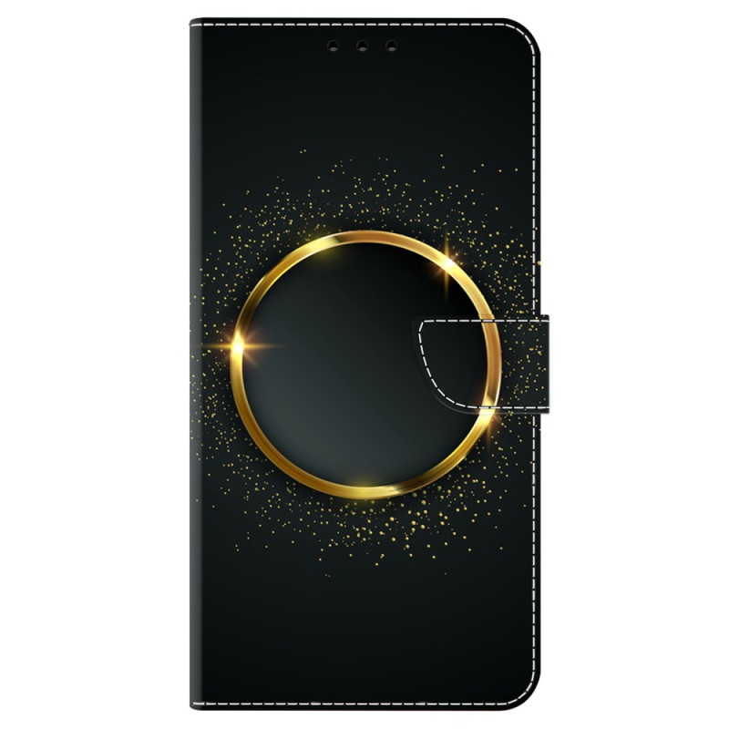 Capa para Honor 90 Pro com anel dourado