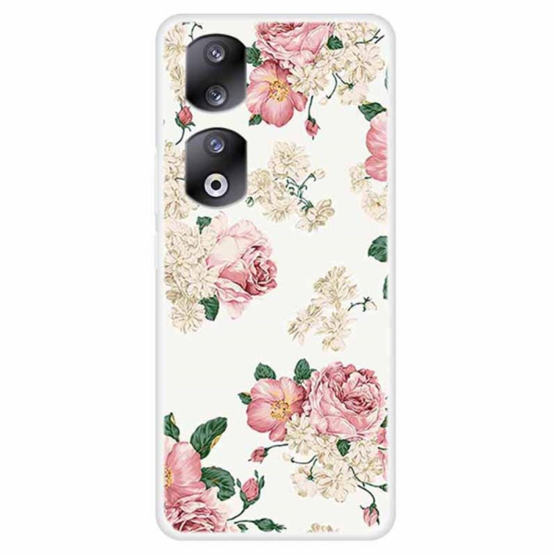 Capa para Honor 90 Pro com design de flores