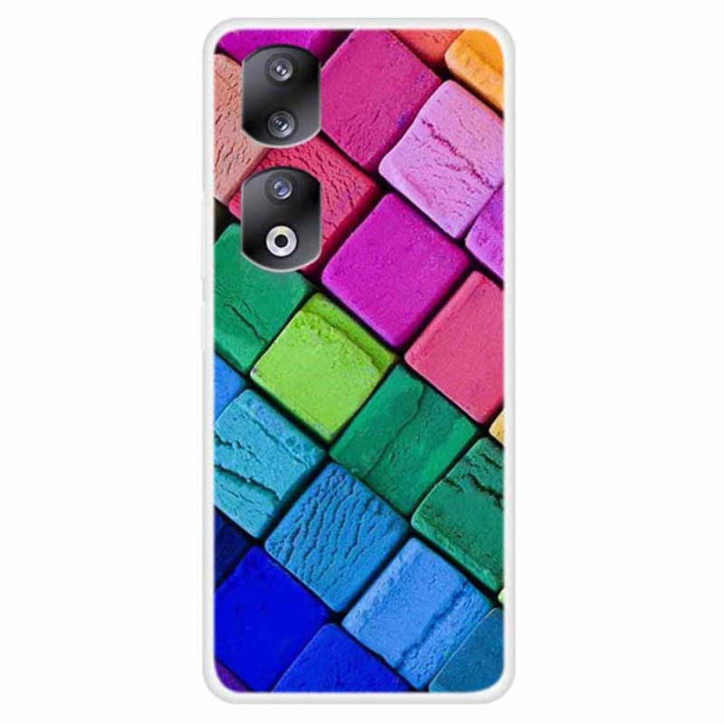 Capa para Honor 90 Pro Blocos coloridos