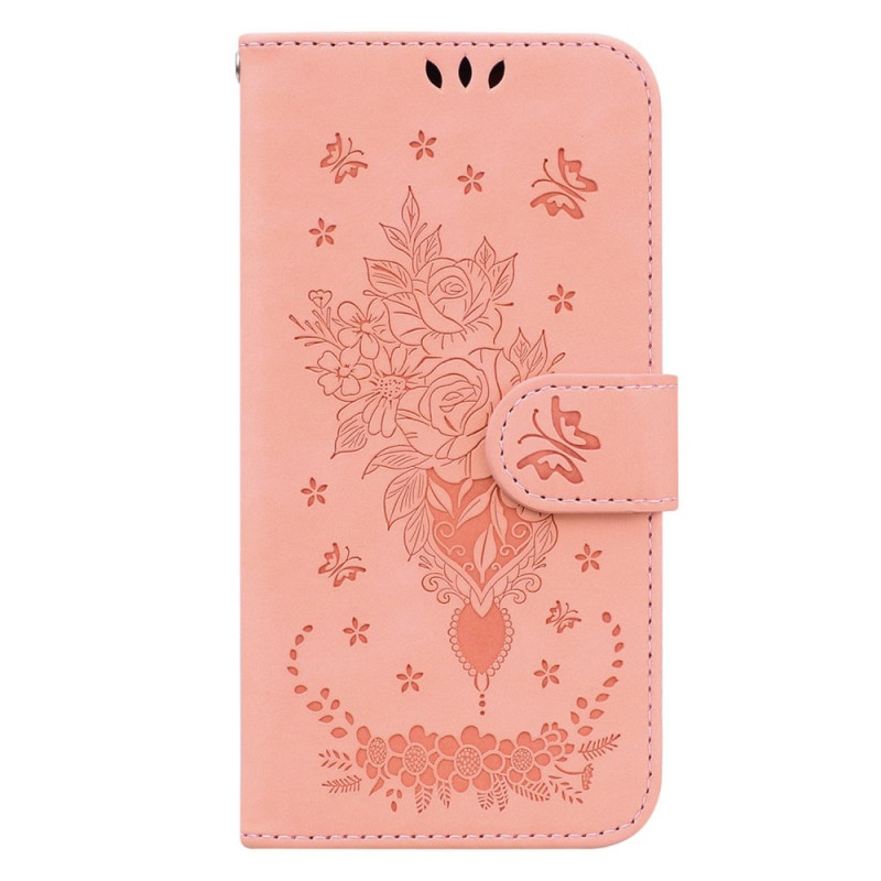 Capa com cordão cor-de-rosa para Honor 70