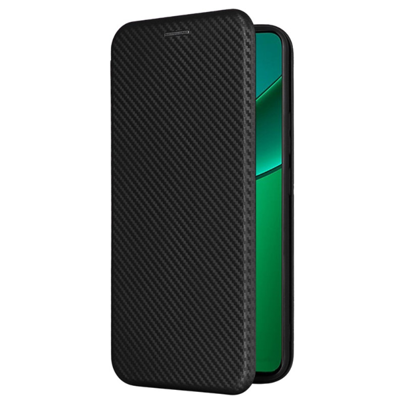 Capa flip Realme 12 Plus 5G Fibra de carbono