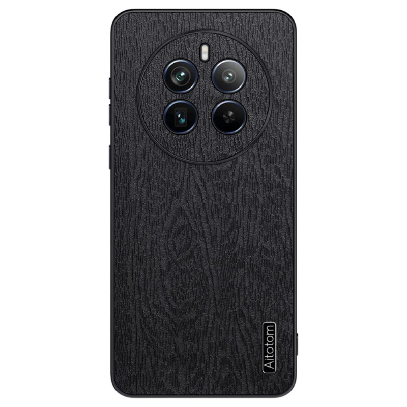 Capa Realme 12 Plus com textura de madeira