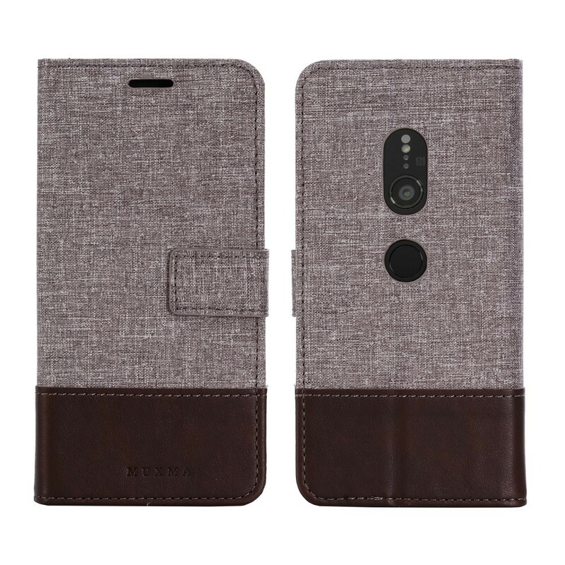 Capa de tecido e efeito couro Sony Xperia XZ2 Muxma Capa de tecido e efeito couro Sony Xperia XZ2 Muxma