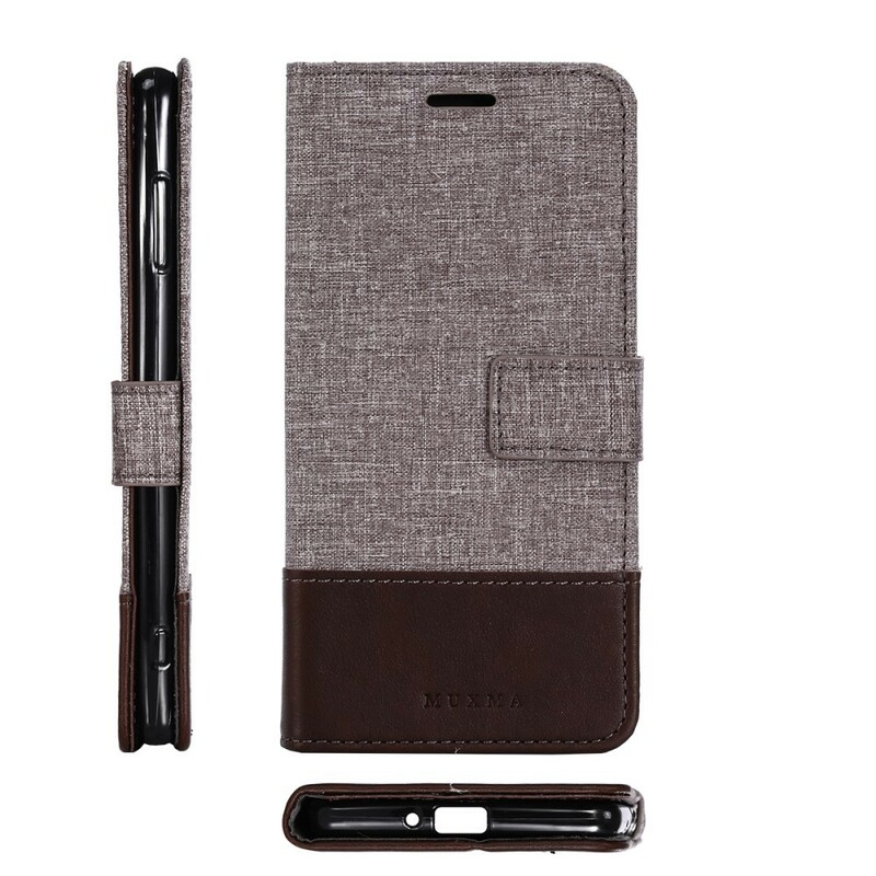 Capa de tecido e efeito couro Sony Xperia XZ2 Muxma Capa de tecido e efeito couro Sony Xperia XZ2 Muxma