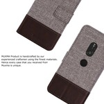 Capa de tecido e efeito couro Sony Xperia XZ2 Muxma Capa de tecido e efeito couro Sony Xperia XZ2 Muxma