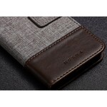 Capa de tecido e efeito couro Sony Xperia XZ2 Muxma Capa de tecido e efeito couro Sony Xperia XZ2 Muxma