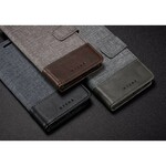 Capa de tecido e efeito couro Sony Xperia XZ2 Muxma Capa de tecido e efeito couro Sony Xperia XZ2 Muxma