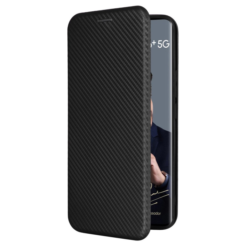 Capa flip Realme 12 Pro 5G / 12 Pro Plus 5G Fibra de carbono