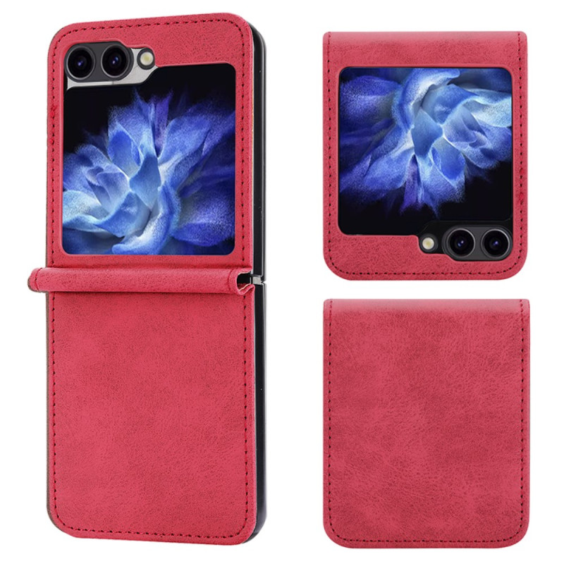 Capa em pele para Samsung Galaxy Z Flip 7 FE / Z Flip 6