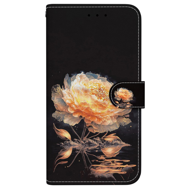 Capa com cordão para Motorola Edge 50 Pro Peony Gold