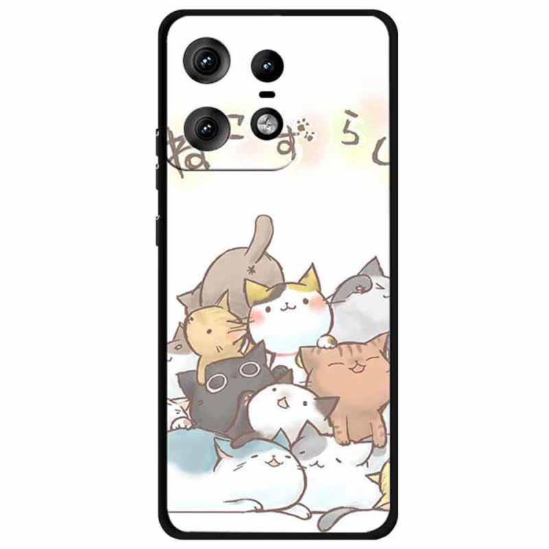 Capa Motorola Edge 50 Pro 5G Cats