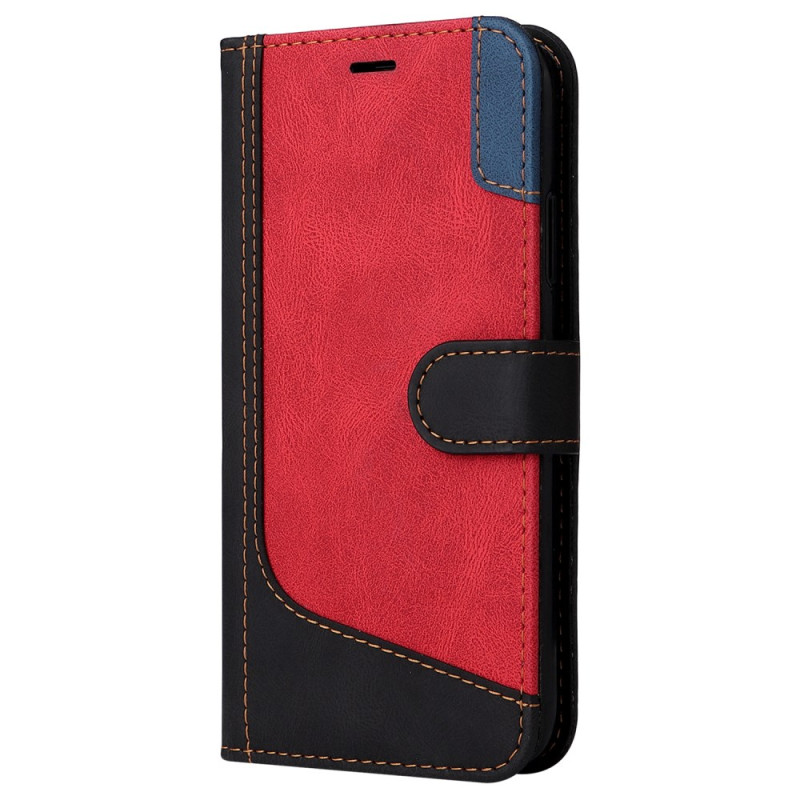 Capa com cordão tricolor para Motorola Edge 50 Pro