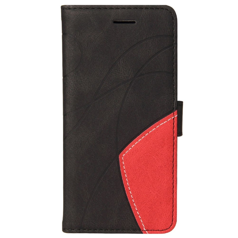 Capa Motorola Edge 50 Pro Bicolor com linhas onduladas