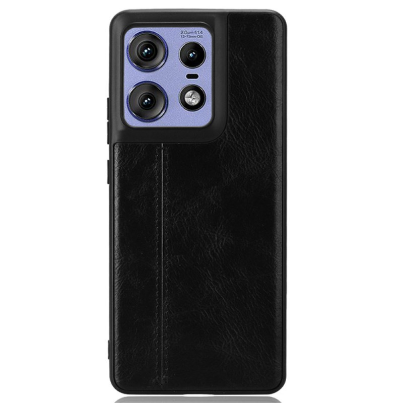 Capa Motorola Edge 50 Pro Couro Efeito Couture