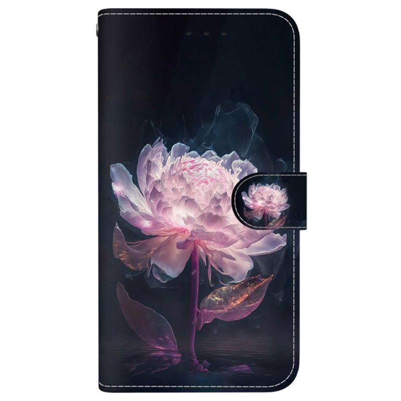 Capa com cordão para Motorola Edge 50 Ultra Purple Peony