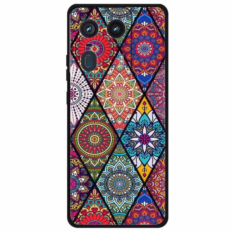 Capa Motorola Edge 50 Ultra Mandala Flores